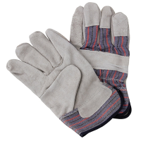 TruForce GLPRSCL Split Leather Palm Gloves, LG