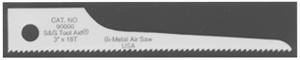 S & G Tool Aid 90000 3" SCROLL SAW BLADES - 5 PACK