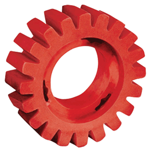 Dynabrade 92255 Red-Tred&#153; Eraser Wheel