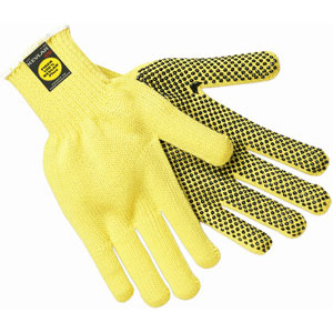 MCR Safety 9366M 2-Side Dotted KEVLAR&reg; 7-Gauge Reg. Gloves, M