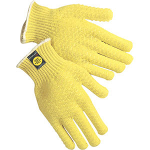 MCR Safety 9370HL Reg Wt. Kevlar&reg; PVC Honeygrip&reg; Gloves, L