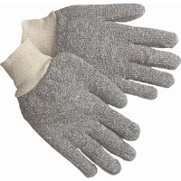 MCR Safety 9420KM Standard Weight, Gray Terry Cloth Gloves,L,(Dz.)