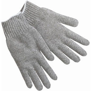 MCR Safety 9507LM Heavy Wt. Cotton/Polyester Gloves,L,(Dz.)
