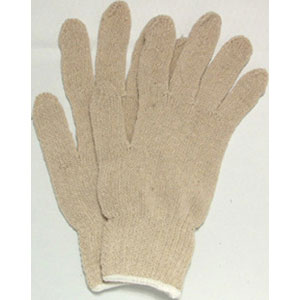 MCR Safety 9636L 7 Gauge Knit Gloves,Cotton/Poly, UnHemmed,L,(Dz.)
