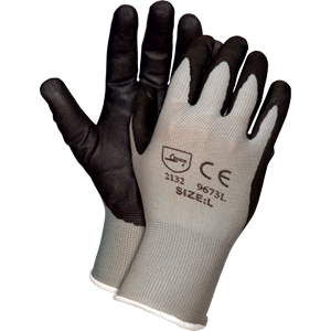 MCR Safety 9673M Ultra Tech&reg; Gray Nylon Foam Gloves,M,(Dz.)