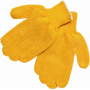 MCR Safety 9675SM Heavy Wt. Cotton/Poly HoneyGrip&reg; Gloves,S,(Dz.)