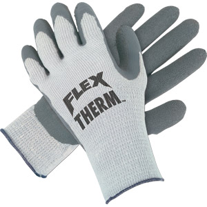 MCR Safety 9690L Flex-Therm&#153; Gray Shell/Palm Gloves,L,(Dz.)