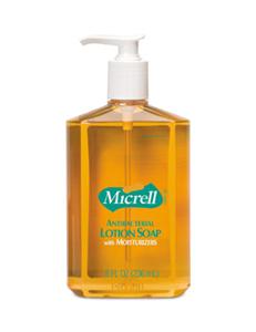 Gojo 9752-12 Micrell Antibacterial Lotion Soap, 8 Oz. Pump, 12/Cs.