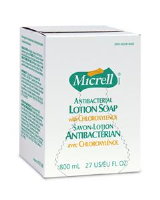 Gojo 9757-12 Micrell Antibacterial Lotion Soap, 800 mL, 12/Cs.