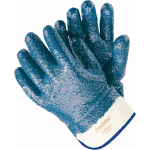 MCR Safety 9760R Predator&#153; Rough Nitrile Coated Gloves,2.5&#34; Cuff,(Dz.)