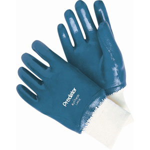 MCR Safety 9770 Predator&#153; Nitrile Fully Coated Gloves,Foam,2.5&#34;,(Dz.)