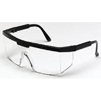 MCR Safety 99910 Excalibur® Safety Glasses,Black Nylon Frame,Clear