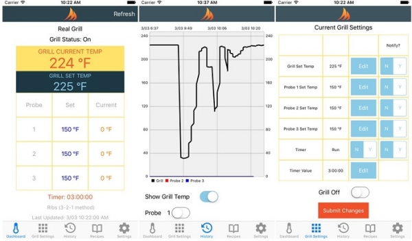 Connect, Control, and Monitor your Memphis Pro Grill from the Free Memphis Grill App