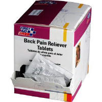 First Aid Only H4031 Back Pain Reliever Tablets