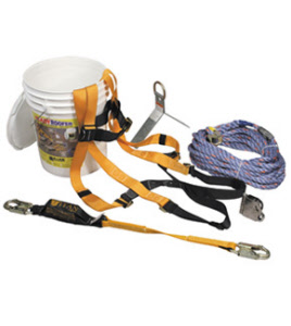 Sperian BRFK50/50FT ReadyRoofer&reg; Fall Protection Kit w/50&#39; Rope Lifeline