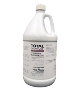 Total Solutions 140CRE Concrete Cleaner &amp; Etch, 4 Gal/Cs