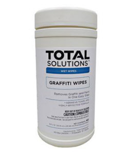 Total Solutions 1447 Graffiti Wipes, 9.5 x 12&#34; 40 Ct., 6/Cs.