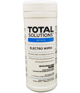 Total Solutions 1449 Electro Wipes, 6 x 8&#34; 30 Ct., 6/Cs.