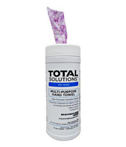 Total Solutions 1539 Multi-Purpose Hand Towels, 9.5&#34; X 12&#34; 20 Ct. 6/Cs