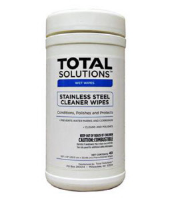 Total Solutions 1549 Stainless Steel Cleaner Wipes, 9.5" X 12", 6/Cs