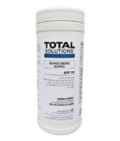 Total Solutions 1559 SunScreen Wipes, 6" X 8", 12/Cs