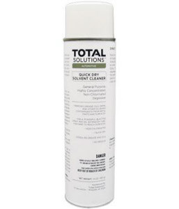 Total Solutions 8384 Quick Dry Solvent Cleaner, 20 oz can, 14 net wt. 12/Cs