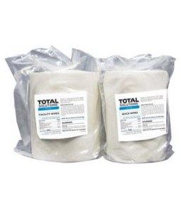 Total Solutions 1574 Quick Wipes, 8" x 5", 2 Refill Bags