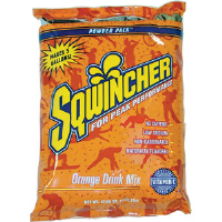 Sqwincher 016404 5 Gal. Powder Packs, Orange,16/Cs.