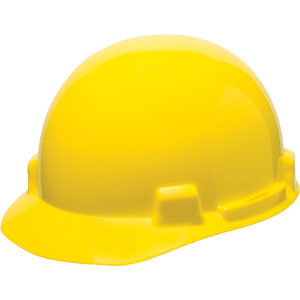 MSA 10074069 SmoothDome&#153; Slotted Cap w/4 Point Fas-Trac&reg;, Yellow