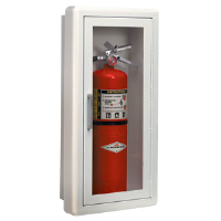 JL Industries 1017F10 Full Glass 3" Trim Extinguisher Cabinet