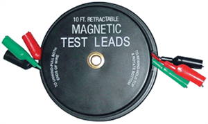 Kastar 1135 Magnetic Retractable Test Lead Set, 3' x 10'