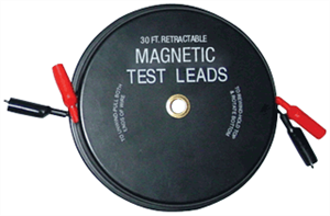 Kastar 1138 Magnetic Retractable Test Lead Set, 2'x30' 