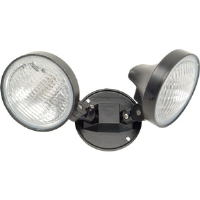 6V, 9W Weather-Resistant Lights, Adjustable Twin Head w/ Gasketed Canopy