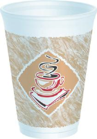 Dart 12X12G Café G™ Foam Cups, 12 Oz.