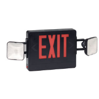 LED Black Exit/Emergency Light