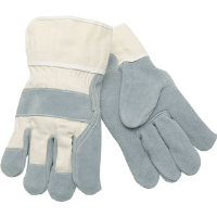 MCR Safety 1400 Select Split Leather Gloves, Duck Cuff,(Dz.)