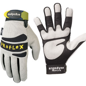 Ergodyne 16225 ProFlex&reg; 820 PVC Handler Gloves, Gray, XL