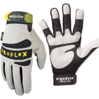 Ergodyne 16223 ProFlex® 820 PVC Handler Gloves, Gray, M