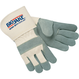 MCR Safety 1710M Big Jake&reg; Gloves,Gunn Pattern, 4.5&#34;Gauntlet,M,(Dz.)
