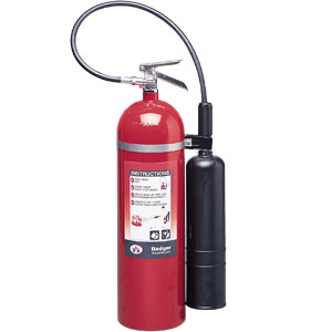Badger 21103 15 lb CO2 Fire Extinguisher w/Wall Hook