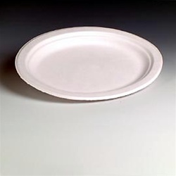 Chinet 21217 Venture Classic White Paper Plates, 10.5&#34;, 125 Pack