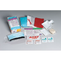 First Aid Only 214-P 16-Piece Bodily Fluid Clean-Up Kit, Disposable Tray