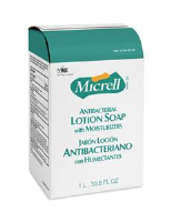Gojo 2157-08 Micrell Antibacterial Lotion Soap, 1000ml NXT, 8/Cs.