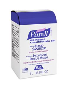 Gojo 2163-08 Purell® E3 Rated Instant Hand Sanitizer, 1000ml, 8/Cs.