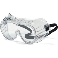MCR Safety 2220 Economy Perforated Goggles w/Clear Lens,Soft Side