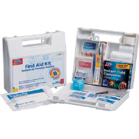 First Aid Only 222-U 10-Person, 62-Pc. Kit w/Dividers (Plastic)