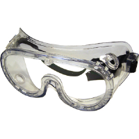 MCR Safety 2237R Economy Unvented Goggles w/Anti-Fog Lens