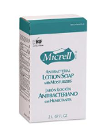 Gojo 2257-04 Micrell Antibacterial Lotion Soap, 2000ml NXT, 4/Cs.