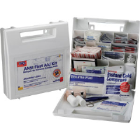 First Aid Only 225-AN 50-Person, 195-Pc. Bulk Kit w/Dividers (Plastic)