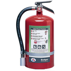 Badger 23097 15-1/2 lb Halotron I Fire Extinguisher w/Wall Hook